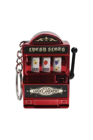 Meyve Makinesi /slot Anahtarlık /çanta Charm