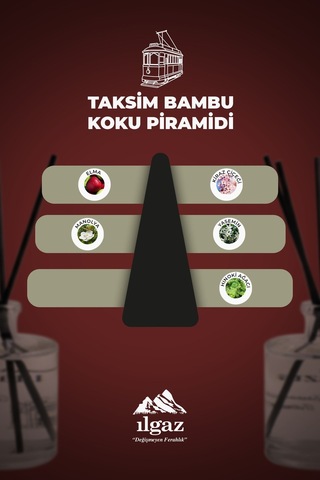 Taksim Bambu Çubuklu Oda Kokusu Türkiye Serisi Sandal - Yasemin 500 ML