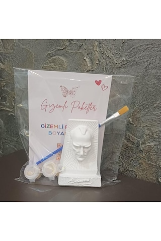 Atatürk Büstü Taş Tozu Boyama Seti Atatürk Büstü Taş Tozu Boyama Seti