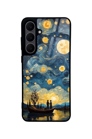 Samsung Uyumlu S25 Fe Kılıf Kamera Lens Korumalı Desenli Silikon Üstün Koruma Erd Gülen Yüzler