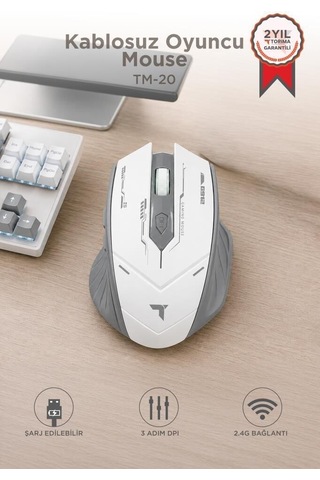 Özel Seri Bilgisayar Aksesuarı Ekipman Mouse Çift Modlu Sessiz Kablosuz Tm20