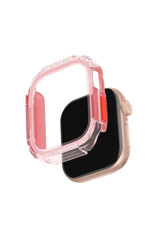 Watch 10 Serisi 42mm Skinarma Atom Tpu Kasa Koruyucu Pembe Pembe