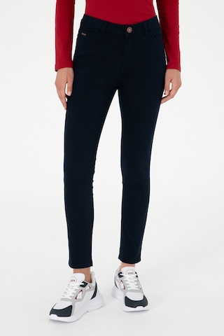 U.s. Polo Assn. Kadın Lacivert Pantolon Kanvas-chino 50290499-vr033 Lacivert