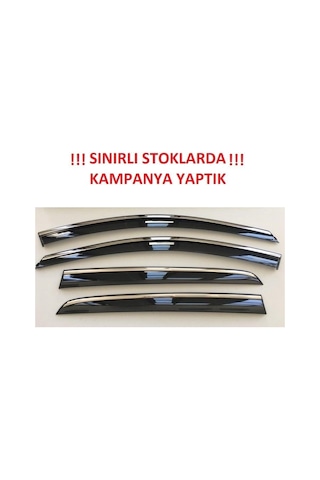 Niken Toyota 4runner 2014- Kromlu Cam Rüzgarlığı 4 Lü