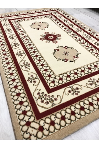 Saray Halı Gold Serisi 2165 Krem 150X230 %100 Yün Halı 4 M2 Krem