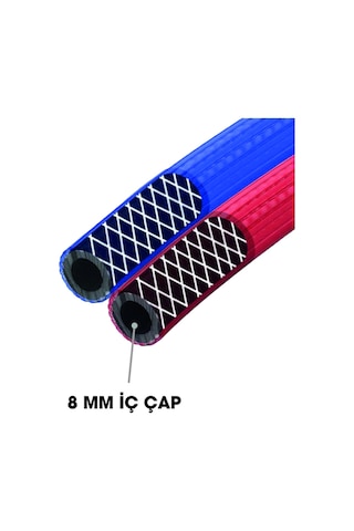 İkiz Termo Hava Hortumu 8 8mm Cap01040 Calıfornıa 3 Metre