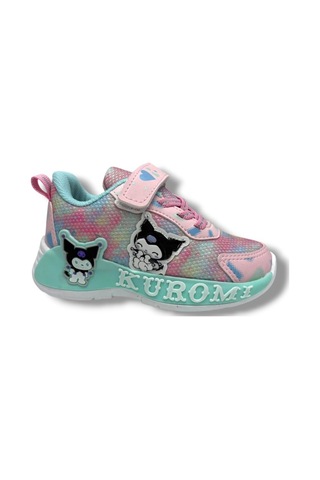 Cakgo Kuromi 724-26 Anorak Parlak Deri Anatomik Kız Çocuk Sneaker Pembe Yeşil 31-35 Pembe
