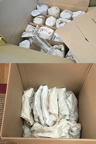 40x60 Tabak - Bardak Eşya Sarma Taşıma Taşınma Paketleme Kağıdı 100 Adet - Koli Bandı Hediye