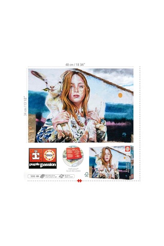 Educa 500 Parça Çoban Kızı Puzzle - 19910 - Lily Brick