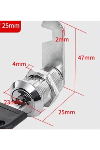 Dolap Kilidi 5 Odalı Loquette Targette Posta Kutusu Kam Silindiri B