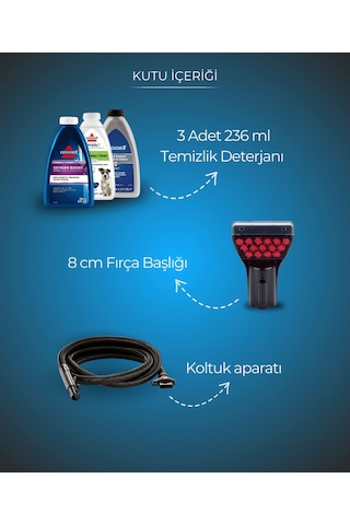 Bissell 3670N Revolution Hydrosteam Halı Makinesi