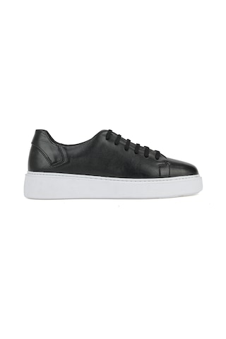 Ziya Erkek Hakiki Deri Sneaker 161423z514 Siyah 161423z514 000 40