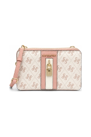 Silver & Polo Silver Polo Çapraz Askılı Kadın Çanta Pembe 1038