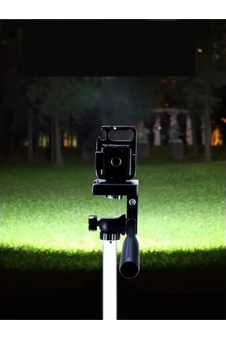 Mini 30 Ledli Mıknatıslı Anahtarlık Flash Kamp Lambası Askılı Kapak Açacaklı Şarjlı Fener Altın - Gümüş
