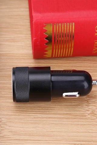 Torima C3 Siyah Tüm Araçlara Uyumlu Araba Çakmaklık Çift Usb Girişli Oto Şarj Aleti Soketi