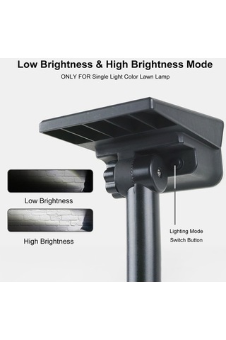 Pazly 20 Led Güneş Enerjili Duvar Ve Çim Işığı Beyaz Enerji Tasarruflu Beyaz