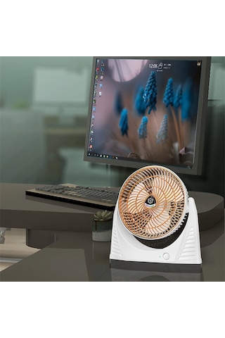 Soulader Ofis Ve Masaüstü Kullanımı İçin Pratik Usb İle Çalışan 3 Kademeli Hız Ayarlı Mini Fan Taşınabilir Ve Hafif