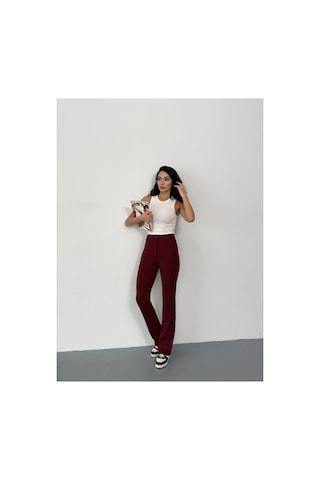 Thıff Gymwear Krep Kumaş Likralı Kadın Palazzo Pantolon 3'lü Set Çok Renkli