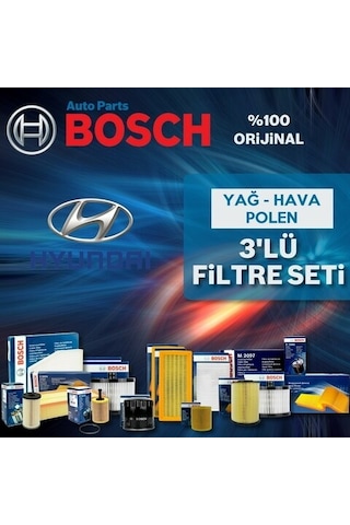 Hyundai I20 1.2 Bosch Filtre Bakım Seti 2015-2018