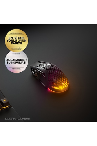 SteelSeries Aerox 5 Kablosuz RGB Oyuncu Mouse