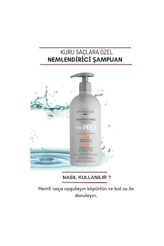 Hair Pro Kuru Saçlara Özel Nemlendirici Şampuan 750ml