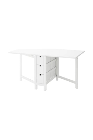 Ikea Beyaz Modern Yemek Masası - Katlanır Mutfak Masası