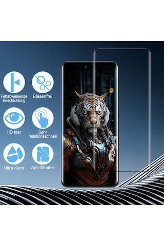 Honor Magic 6 Pro Ekran Koruyucu Cam Tam Kaplar Polymer Nano Glue