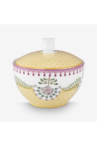 Sarı Porselen Şekerlik 300 Ml