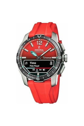 Festına F23000/6 Connected D Red Erkek Kol Saati Gri - Siyah