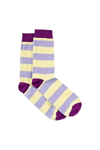 Kadın Buvisa 3'lü Soket Çorap Renkli