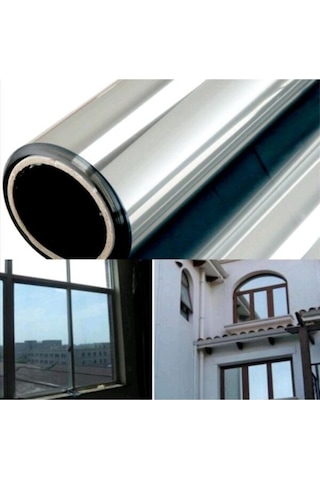 Black Master Aynalı Cam Filmi 75 Cm X 3 Metre Ev - Ofis - Balkon