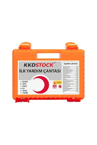 İlk Yardım Çantası, Ecza Dolabı, İş Yeri Tipi Duvara Monte İlk Yardım Seti, Acil Müdahale Çantası Açık Gri