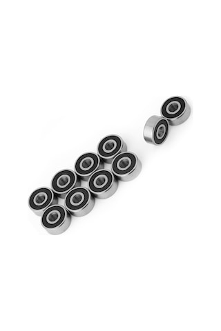 Wezone 10 Adet 623-2rs Miniature Rulman, 3x10x4mm, Çift Kauçuk Kapaklı, Çelik Malzeme, Düşük Gürültü, Mekanik Aletler İçin