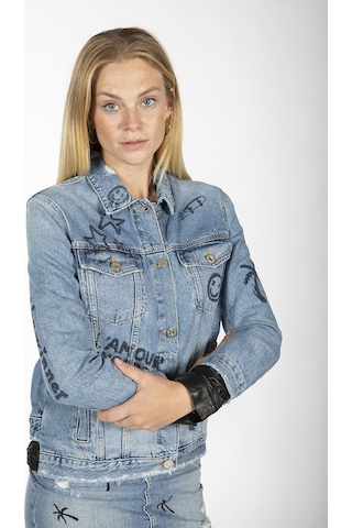 ZOE KARSSEN Kadın Jean Ceket ZOKN5128 Mavi
