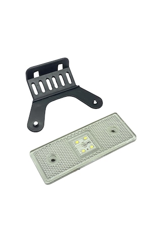 12v-24v Yan Park Lambası Dorse Side Marker Beyaz 4 Ledli 110 42 Mm E9