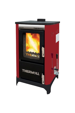 Thermoll  T-25 Mimoza Mini Şömineli Kalorifer Sobası - 29 kW