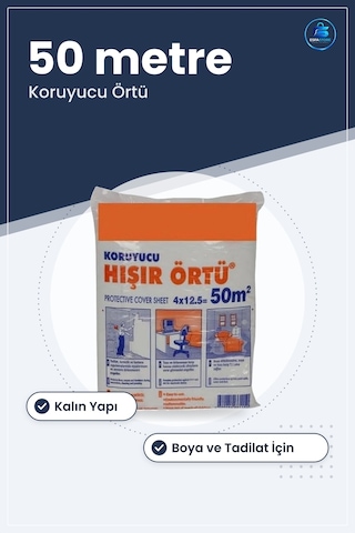 Kalın 50 Metre Koruyucu Zemin Örtüsü Ambalaj Malzemesi Boya Tadil
