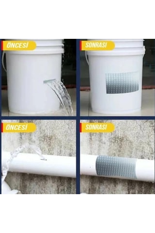 Çamur Bant Süper Güçlü Su Sızdırmaz Tamir Çatlak Boru Bandı Kaliteli Malzeme