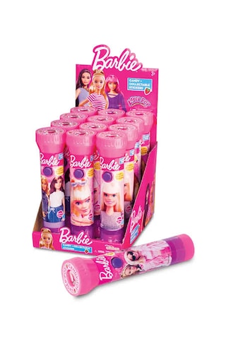 Barbie Laser Pops Işıklı Çilek Aromalı Lolipop Şeker 1 Adet