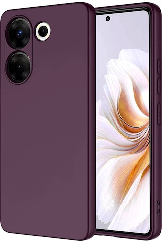 Tecno Camon 20 Pro 4g Kılıf Mara Lansman Kapak - Koyu Mor Koyu Mor Koyu Mor