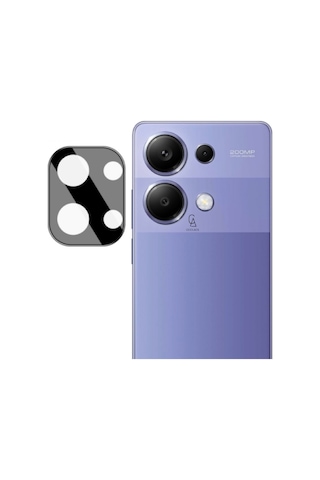 Xiaomi Redmi Note 13 Pro 4g Uyumlu Kamera Lens Koruyucu Tam Kaplayan Kavisli Kamera Lens Koruyucu
