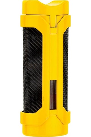 Lubinski Cigar Sehpa Kapaklı Delicili Tek Torch Puro Çakmağı Sarı