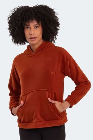 Slazenger Sassa 2 Li Set Kadın Sarı - Kiremit Sweatshirt Sarı - Kiremit