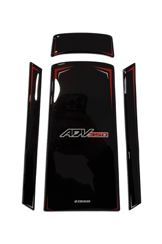 Honda Adv 350 2023-2025 Uyumlu Deeb Tank Pad Set Kırmızı