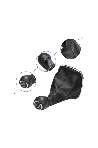 Wezone Opel Corsa D İçin Ergonomik Manuel Vites Kolu Koruması - Hızlı Ve Sade Vites Değişimi, Toz Engelleme, Kolay Kurulum Siyah