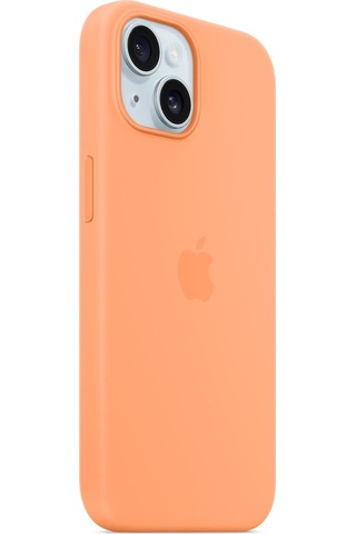 İphone 15 Kılıfı Magsafe Çizilmeye Karşı Korumalı Silikon Kılıf Gri Yeşil İphone 15 İle Uyumlu