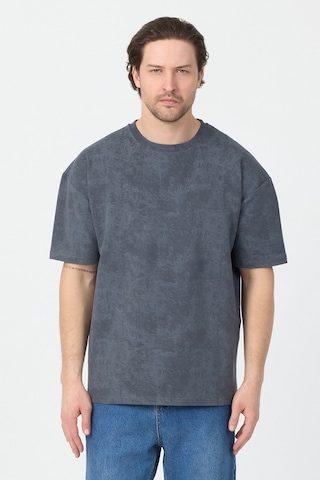 Urbantrendstore Yıkamalı Sade Pamuklu Oversize Salaş Rahat Kalıp Günlük Özel Gün Tişört Biskilet Ve Yuvarlak Yaka Tshirt Regular Normal Kalıp Casual Terletmeyen Soft Dokulu Tarz Bayrama Özel Tişört Gri