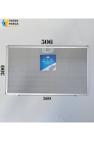 Bosch Uyumlu: Dwb063451 506x300mm Aspiratör & Davlumbaz Tel Yağ Filtresi Model: 00744829-133.0184.490-4055135349 50,6x30cm