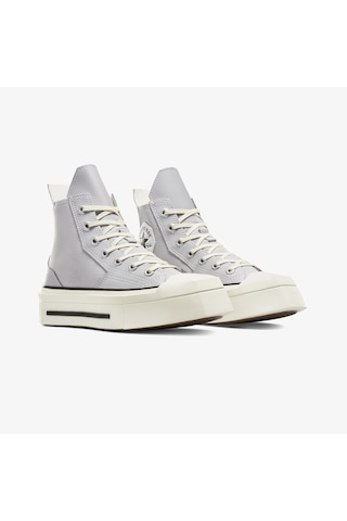 Converse Chuck 70 De Luxe Squared Unisex Gri Platform Sneaker