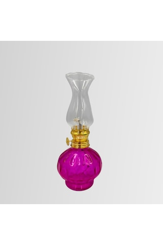İdare Kandil Nostalji Gaz Lambası Mini Pembe Teşhir Ürün